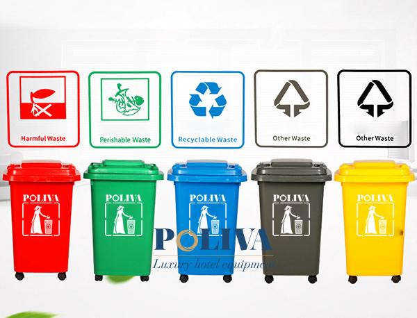 Những mẫu thùng rác thường dùng tại khu công nghiệp