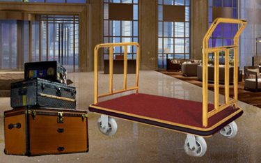 Khách sạn quy mô nhỏ nên dùng xe vận chuyển hành lý nào?