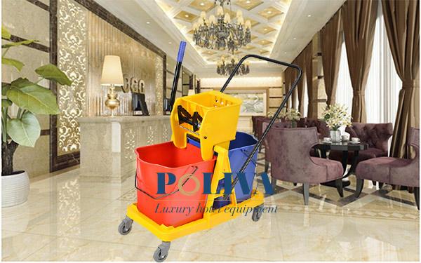 Poliva chuyên cung cấp xe vắt nước lau sàn dùng ở khách sạn