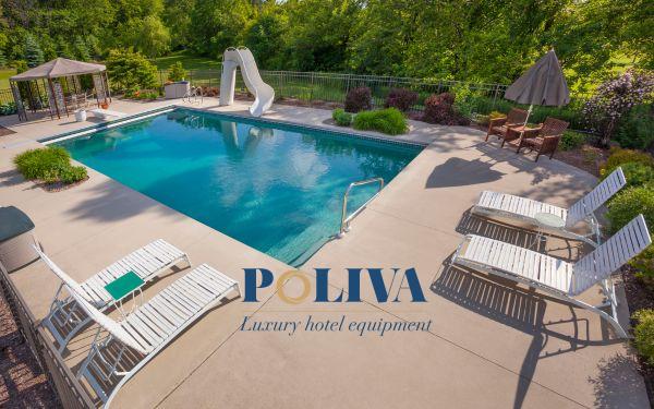 Poliva - đơn vị chuyên cung cấp các loại ghế hồ bơi resort