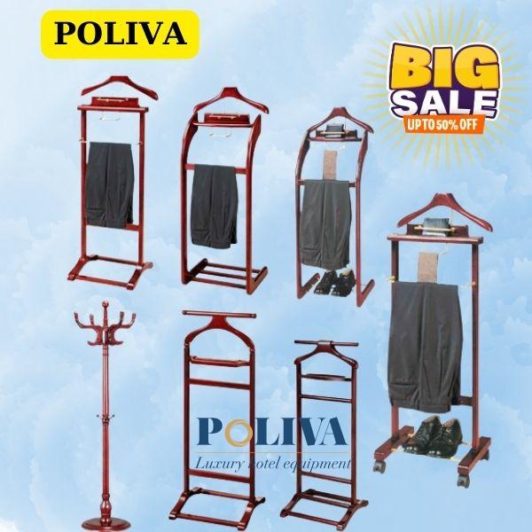 Poliva đang có chương trình sale với các loại cây treo áo vest