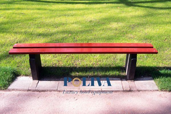 Ghế công viên công cộng có tần suất sử dụng rất lớn