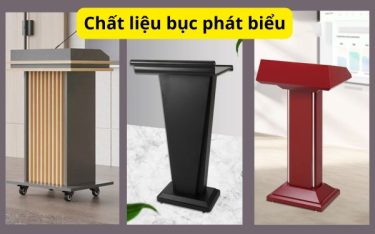 [HỎI ĐÁP] Đi tìm chất liệu bục đứng phát biểu loại tốt nhất hiện nay