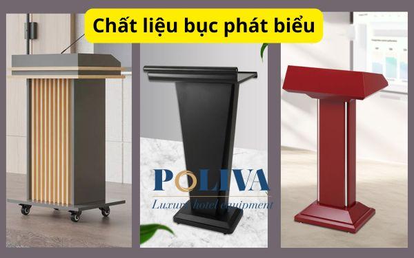 Lựa chọn chất liệu bục phát biểu tốt nhất