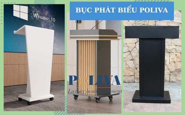 Poliva: Địa chỉ uy tín số 1 thị trường khi mua bục đứng phát biểu