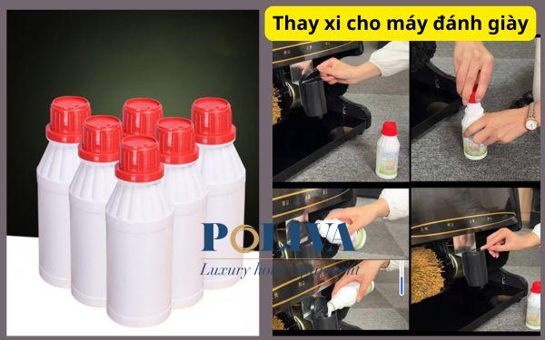 Việc thay xi mới cho máy chà giày cần thực hiện định kỳ