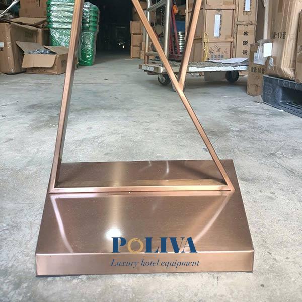 Bảng welcome inox mạ vàng - Bảng chào khách sạn - Bảng menu
