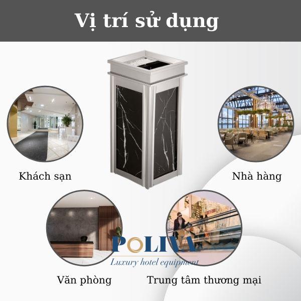  Mẫu thùng rác đa dạng về không gian sử dụng 