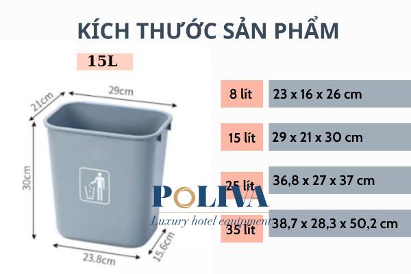 Bảng mô tả kích thước sản phẩm 