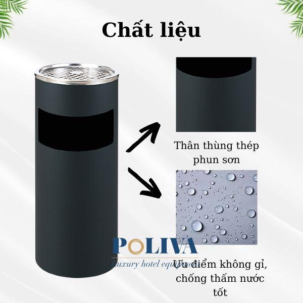 Chất liệu thép được phun sơn tĩnh điện cao cấp 