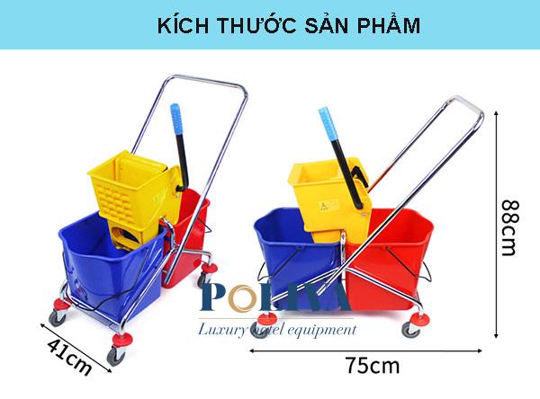 Thông số kích thước xe vắt nước hai thùng 