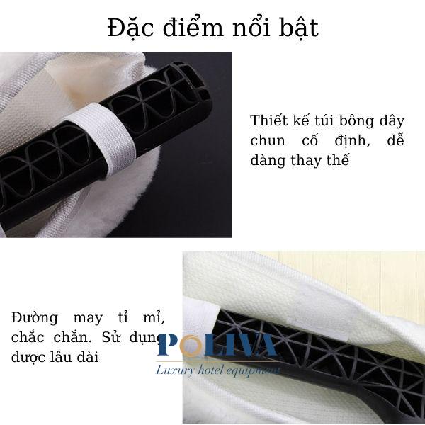 Bông lau kính được may tỉ mỉ, chi tiết chắc chắn, sử dụng lâu dài