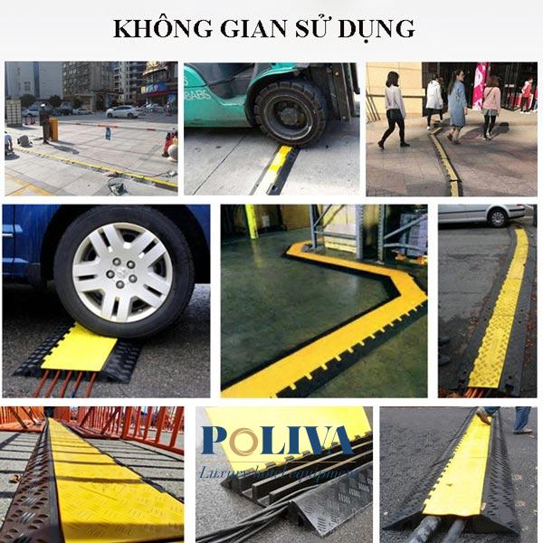 Gờ giảm bảo vệ dây cáp đa dạng không gian và nhu cầu sử dụng