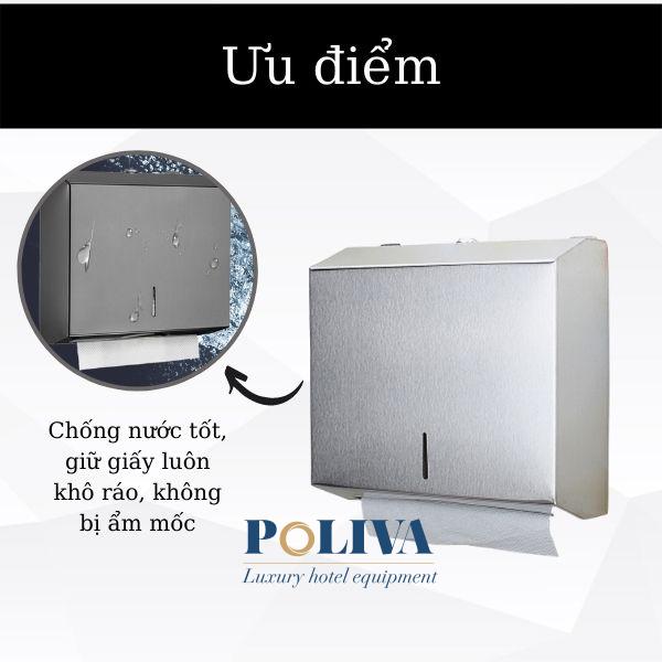 Hộp được treo tường, chất liệu inox chống nước, chống gỉ sét tốt