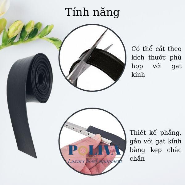 Lưỡi gạt kính dễ dàng thay thế, tháo lắp 