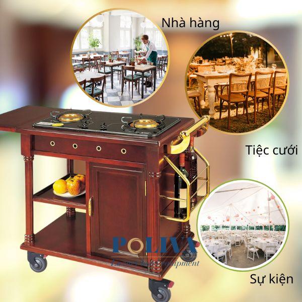 Xe đẩy phù hợp đa dạng không gian sử dụng