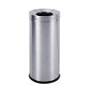 Thùng rác inox tròn nắp hở