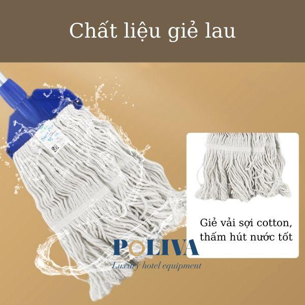 Chất liệu vải sợi cotton thấm hút nước tốt