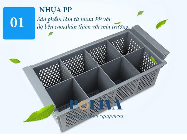 Chất liệu nhựa PP an toàn sức khỏa của người sử dụng