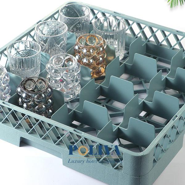 Rack đựng ly cốc nhà hàng bằng nhựa