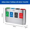 Thùng đựng rác công cộng ngoài trời