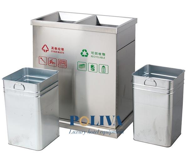 Thùng rác ngoài trời inox đa dạng không gian sử dụng