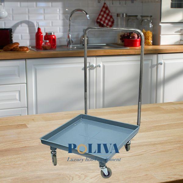 Poliva chuyển cung cấp các sản phẩm xe đẩy khay rack bát đĩa, Khay rách đựng đồ phục vụ bếp