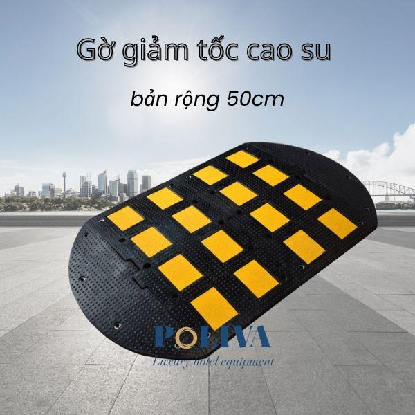 Gờ giảm tốc cao su phản quang của Poliva