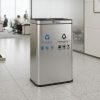 Thùng rác inox 2 ngăn văn phòng