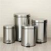 Thùng rác Inox đạp chân tròn