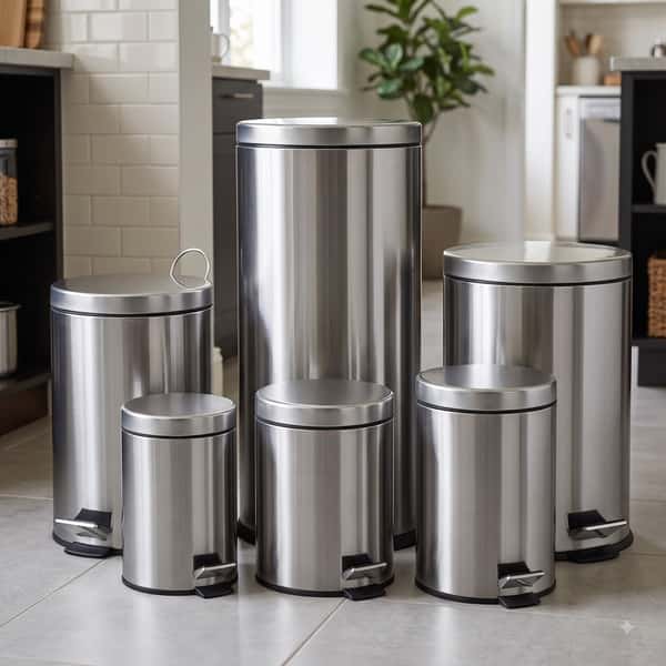 Thùng rác inox