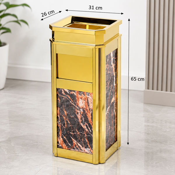 Kích thước thùng rác đá hoa cương