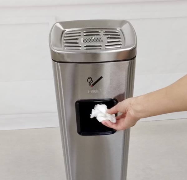 Tích hợp ngăn xả rác thải tiện lợi