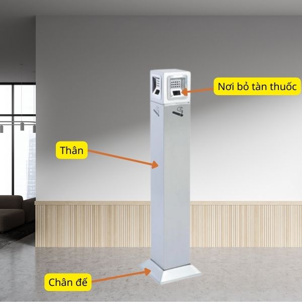 Hình ảnh mô tả cây gạt tàn thuốc lá 