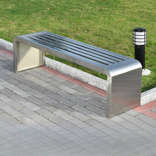 Ghế băng inox ngoài trời