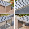 Ghế băng inox ngoài trời