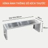 Ghế băng inox ngoài trời