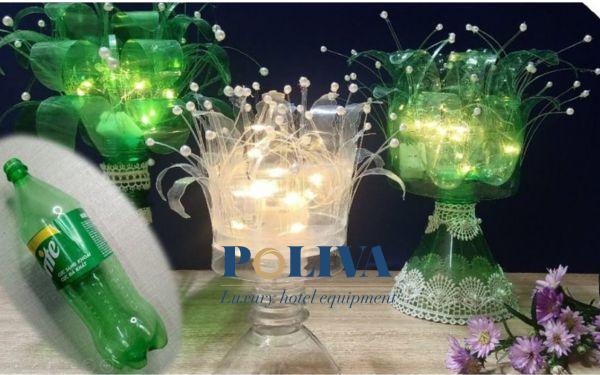 10+ Ý tưởng tái chế rác thải nhựa thành đồ trang trí