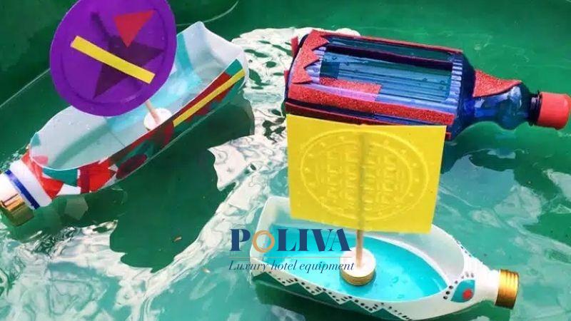 Những ý tưởng tái chế rác thải nhựa - Làm đồ chơi cho trẻ con