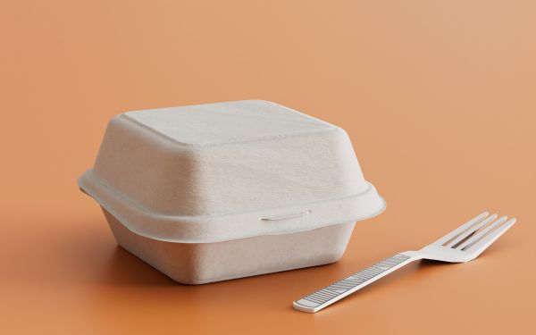 Sử dụng là hộp đựng đồ ăn 1 lần