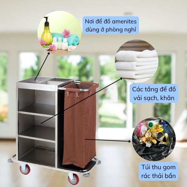 Xe làm buồng khách sạn