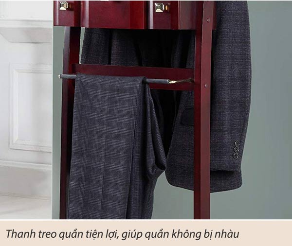 Thanh treo quần ao rộng rãi thoải mái treo không bị nhàu