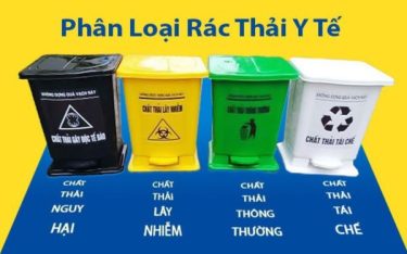 Phân loại rác thải y tế theo thông tư 20/2021/TT-BYT
