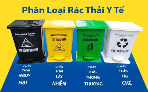 Phân loại rác thải y tế theo thông tư 20/2021/TT-BYT
