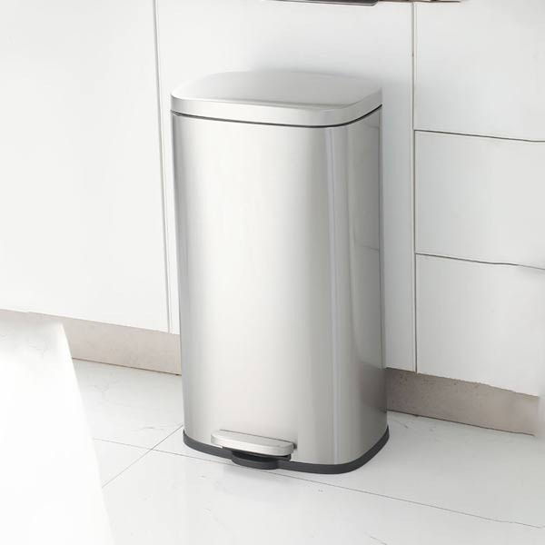 Hình ảnh thùng rác inox đạp chân