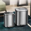 Thùng rác inox vuông đạp chân