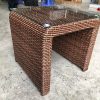 Bàn nhựa giả mây hồ bơi
