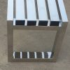 Ghế ngồi công viên inox không tựa lưng