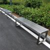 Ghế ngồi công viên inox không tựa lưng
