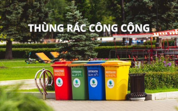 6+ Lợi ích khi lắp đặt thùng rác công cộng tại khu đô thị